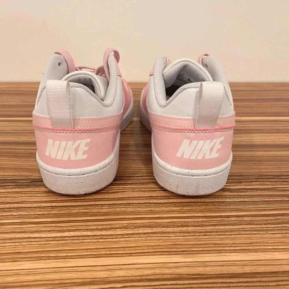 NIKE | Court Low Borough Recraft | Pink White | Boys Youth 6/ Womens 7.5 - Picture 9 of 9